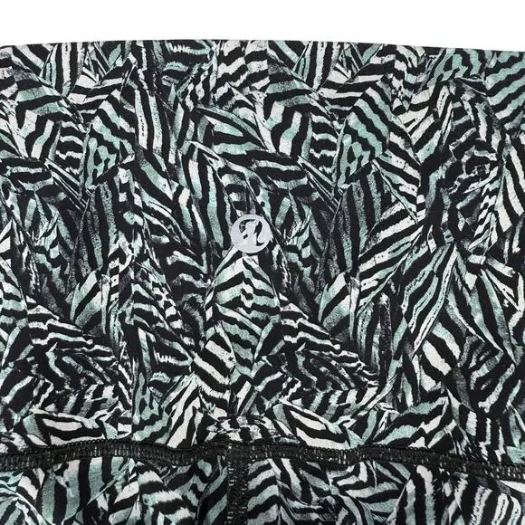 LULULEMON Wunder Under Pant Size 6 Dazzle Wunder Under 50g Alpine White Black - Picture 11 of 12